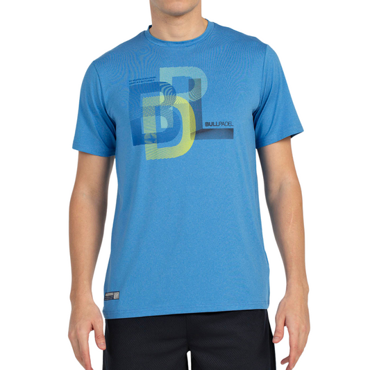 T-shirt Bullpadel Bebas Bleu