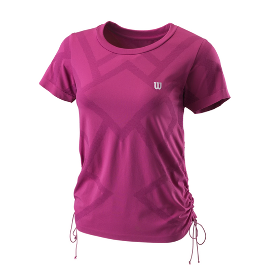 T-shirt Wilson Seamless Crew II Femme Rose