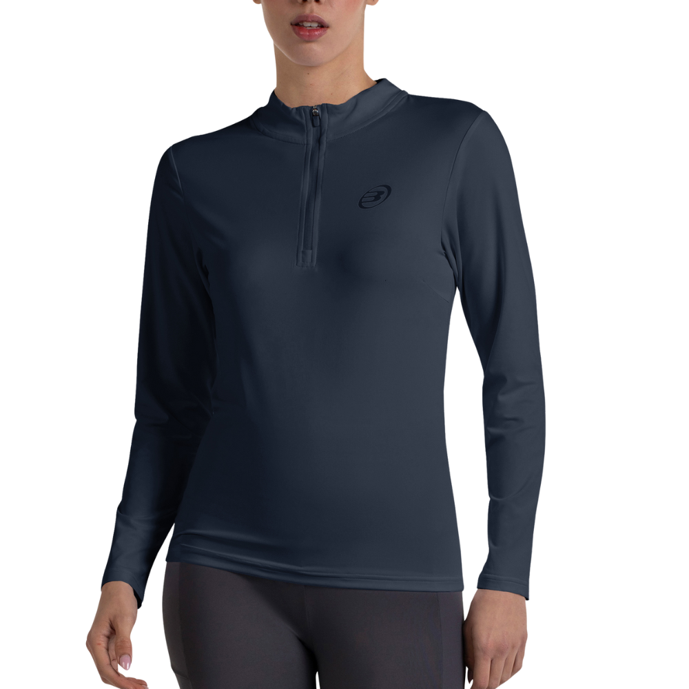 T-shirt à manches longues Bullpadel Becal Bleu Marine Femme