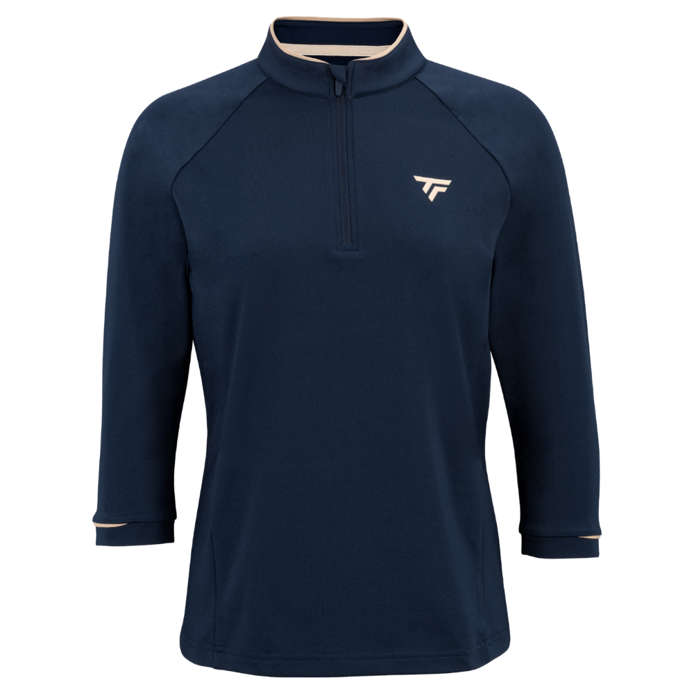 Pull Tecnifibre Thermo Zip Bleu Marine Femme - Esprit Padel Shop