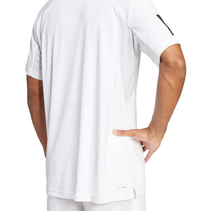 T-shirt Adidas Club 3 Stripes Blanc