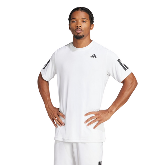 T-shirt Adidas Club 3 Stripes Blanc