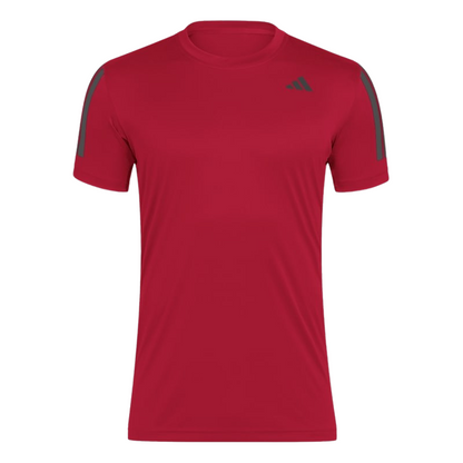 T-shirt Adidas Club 3 Stripes Rouge