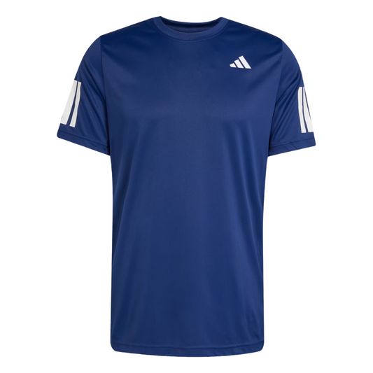 T-shirt Adidas Club 3 Stripes Bleu Marine