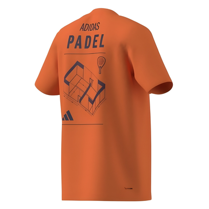 T-shirt Adidas Padel Cat Orange
