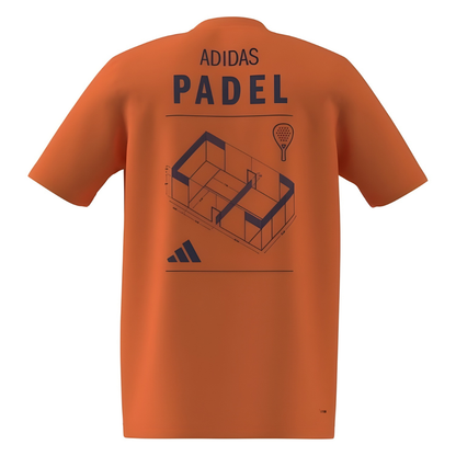 T-shirt Adidas Padel Cat Orange