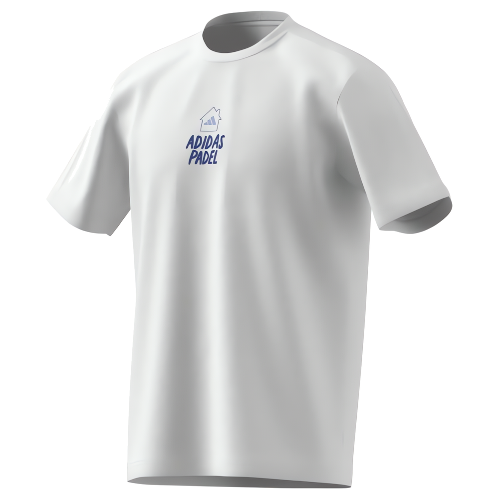 T-shirt Adidas Padel Home Blanc Unisexe 2027 - Esprit Padel Shop