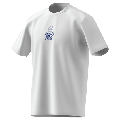 T-shirt Adidas Padel Home Blanc Unisexe 2027 - Esprit Padel Shop
