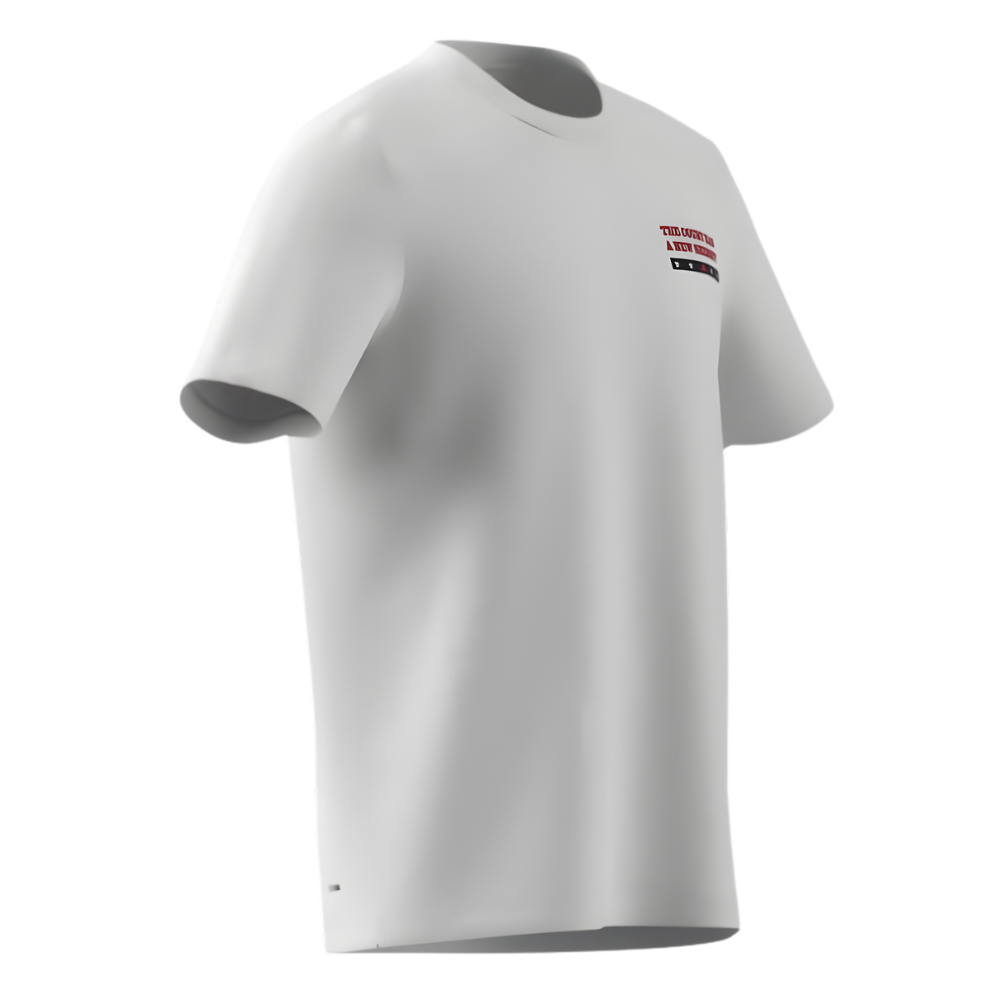T-shirt Adidas Padel Wanted Blanc
