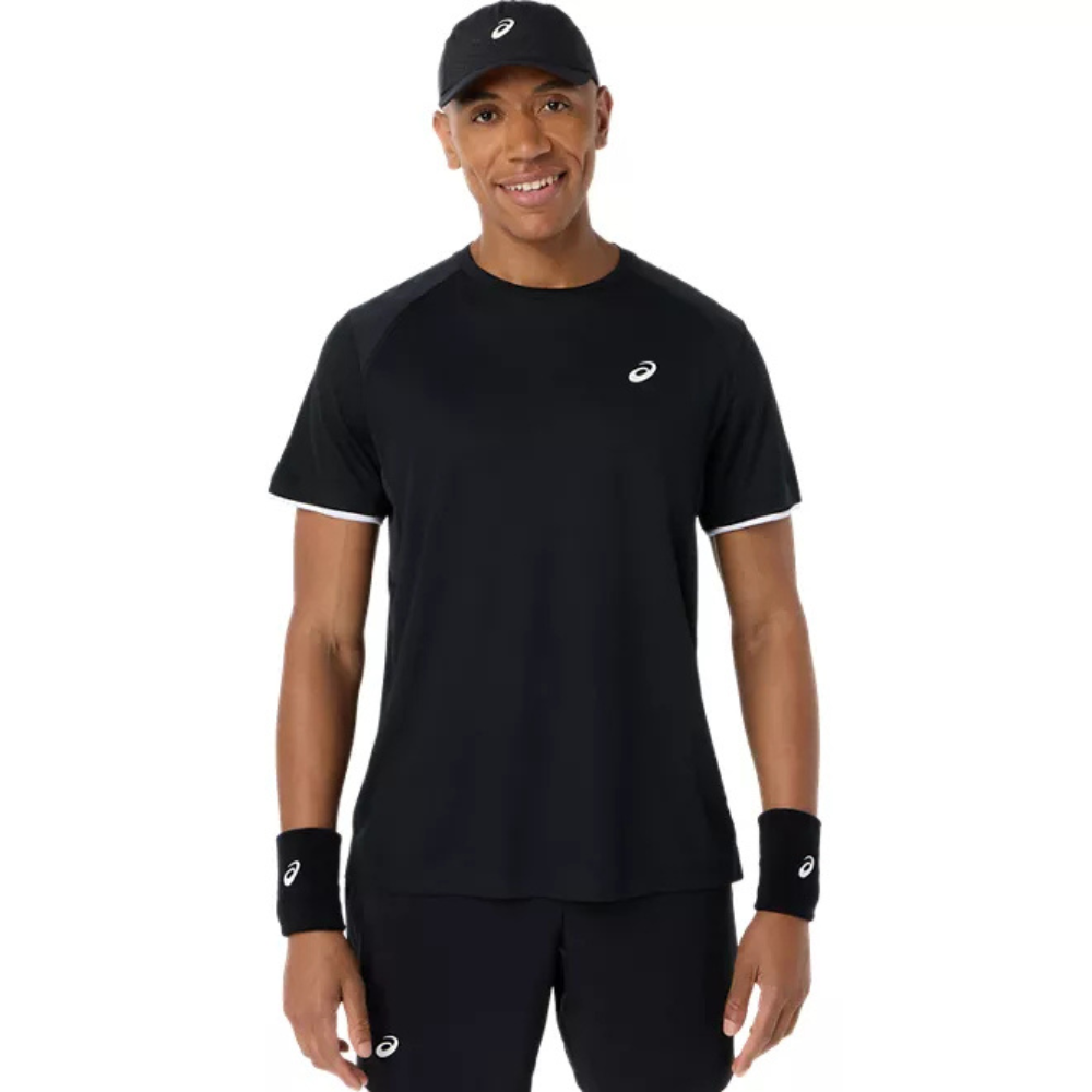 T-shirt Asics Court Noir - Esprit Padel Shop