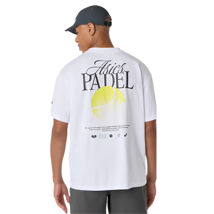 T-shirt Asics Game Graphic Tee Blanc - Esprit Padel Shop