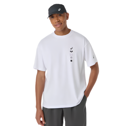 T-shirt Asics Game Graphic Tee Blanc - Esprit Padel Shop