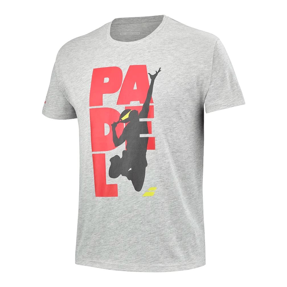 T-Shirt Babolat Padel Coton Tee Men gris