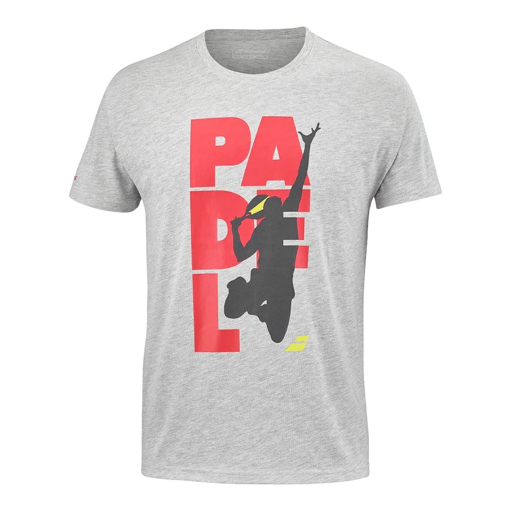 T-Shirt Babolat Padel Coton Tee Men gris