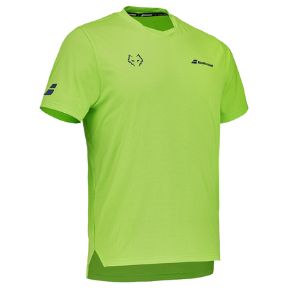 T-shirt Babolat Crew Neck Tee Lebron Vert