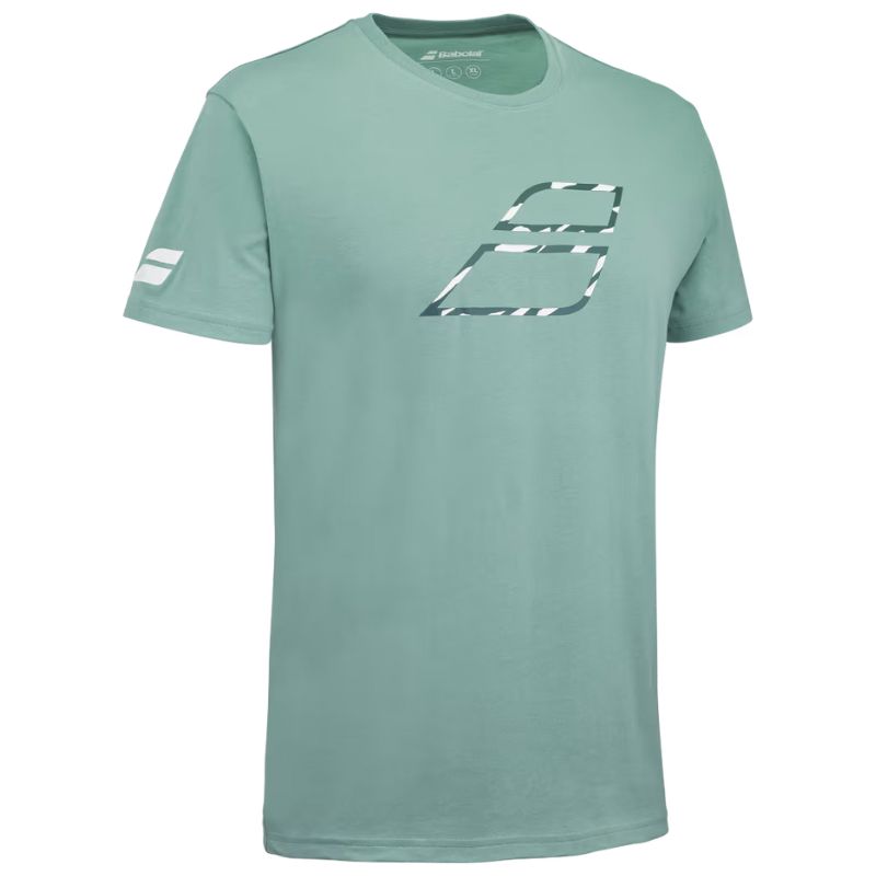T-shirt Babolat Exercise Big Flag Vert