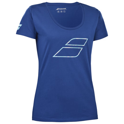 T-shirt Babolat Exercise Flag Bleu Femme