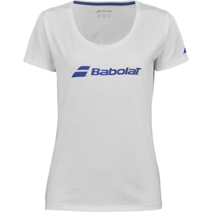 T-shirt Babolat Exercise Tee Blanc Femme