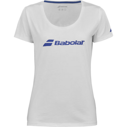 T-shirt Babolat Exercise Tee Blanc Femme