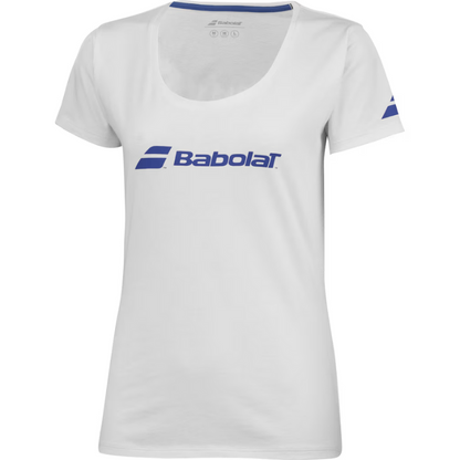 T-shirt Babolat Exercise Tee Blanc Junior Girl