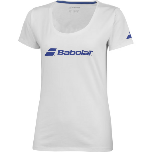 T-shirt Babolat Exercise Tee Blanc Junior Girl