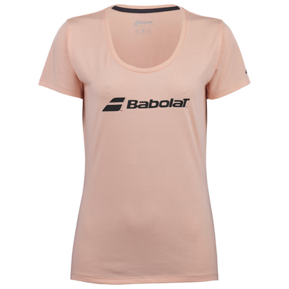 T-shirt Babolat Exercise Tee Rose Femme