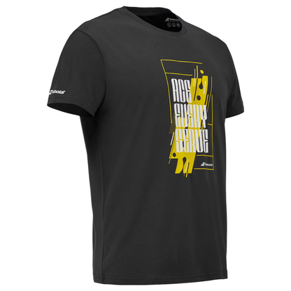 T-shirt Babolat Exercise Message Tee Noir 2026