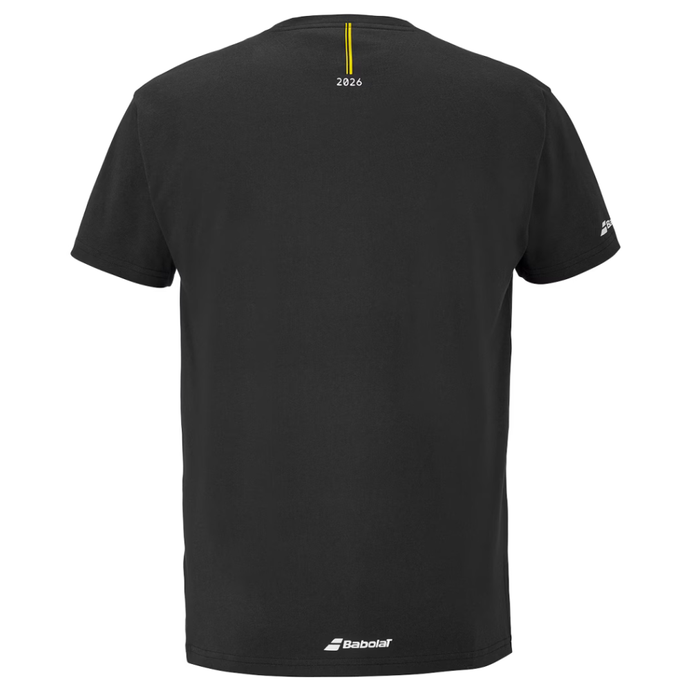 T-shirt Babolat Exercise Message Tee Noir 2026