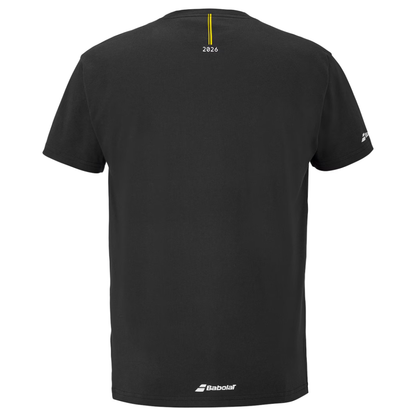 T-shirt Babolat Exercise Message Tee Noir 2026