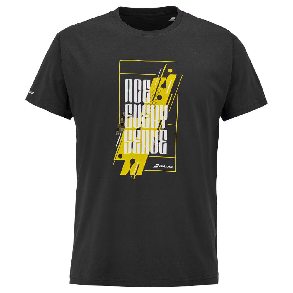 T-shirt Babolat Exercise Message Tee Noir 2026