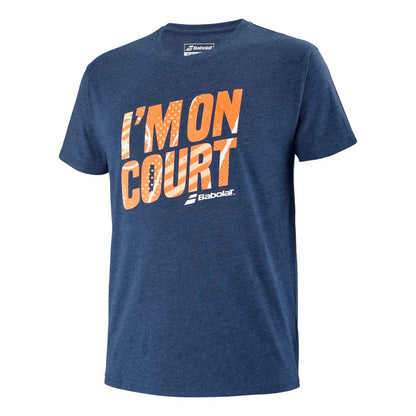 T-shirt Babolat I'M ON COURT Bleu