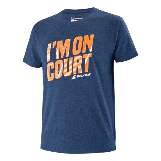 T-shirt Babolat I'M ON COURT Bleu