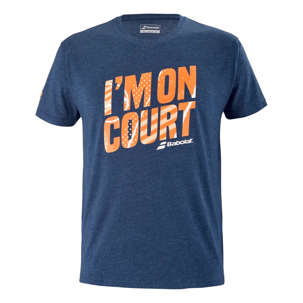 T-shirt Babolat I'M ON COURT Bleu