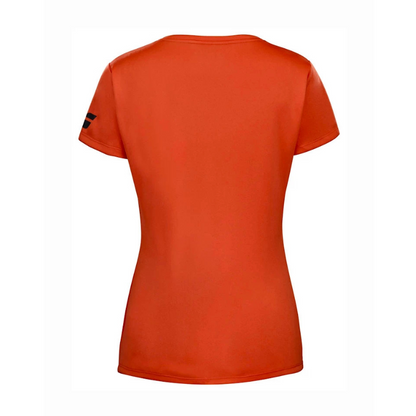 T-shirt Babolat Play Sleeve Top Rouge Junior Girl