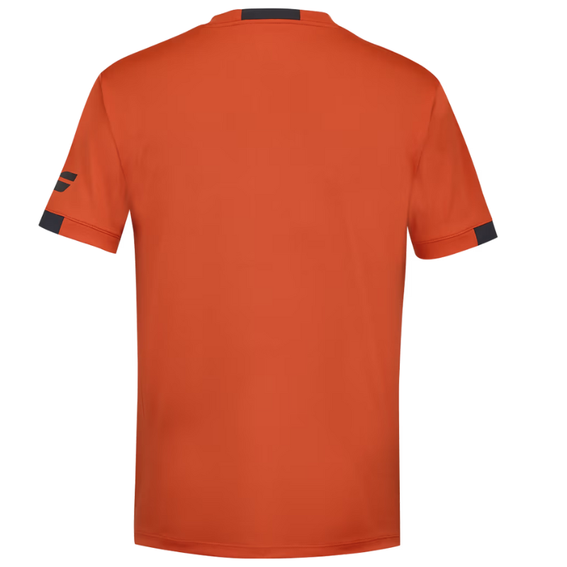T-shirt Babolat Play Crew Neck Tee Rouge/Orange