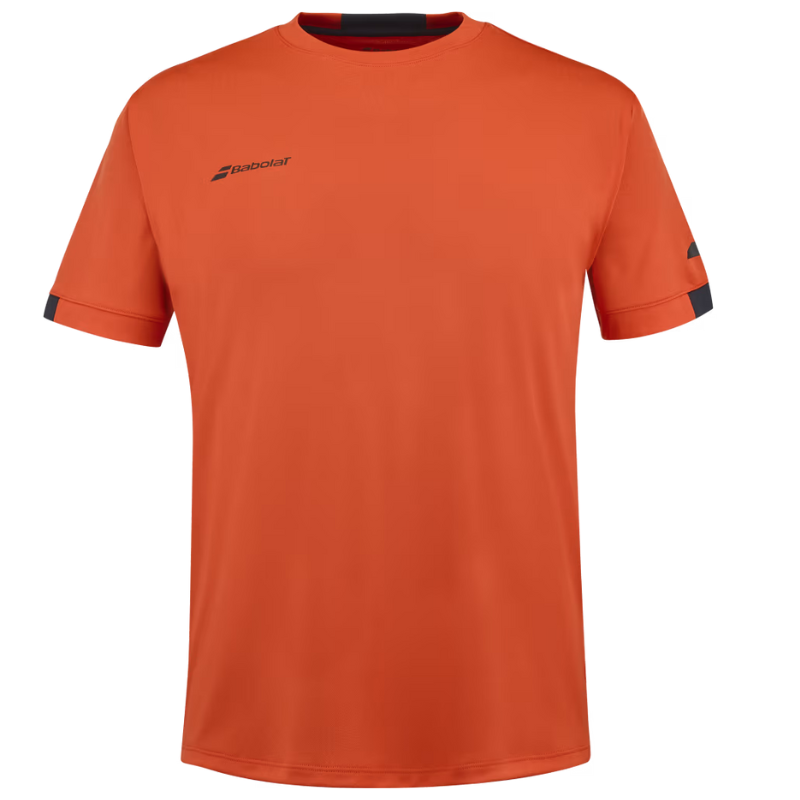 T-shirt Babolat Play Crew Neck Tee Rouge/Orange