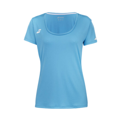 T-shirt Babolat Play Sleeve Top Bleu Clair Junior Girl