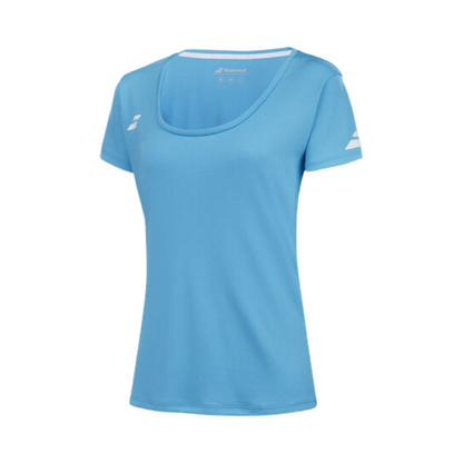 T-shirt Babolat Play Sleeve Top Bleu Clair Junior Girl