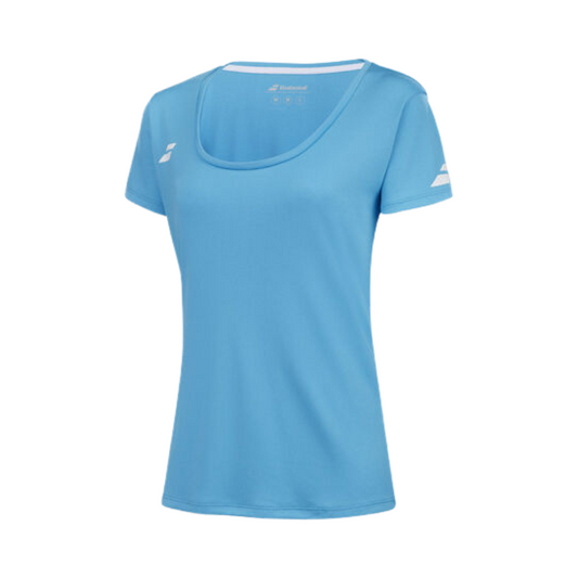 T-shirt Babolat Play Sleeve Top Bleu Clair Junior Girl