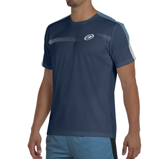 T-shirt Bullpadel Caldel Bleu