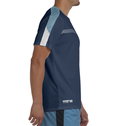 T-shirt Bullpadel Caldel Bleu