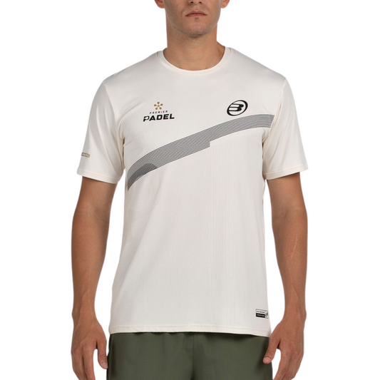 T-shirt Bullpadel Patos Blanc