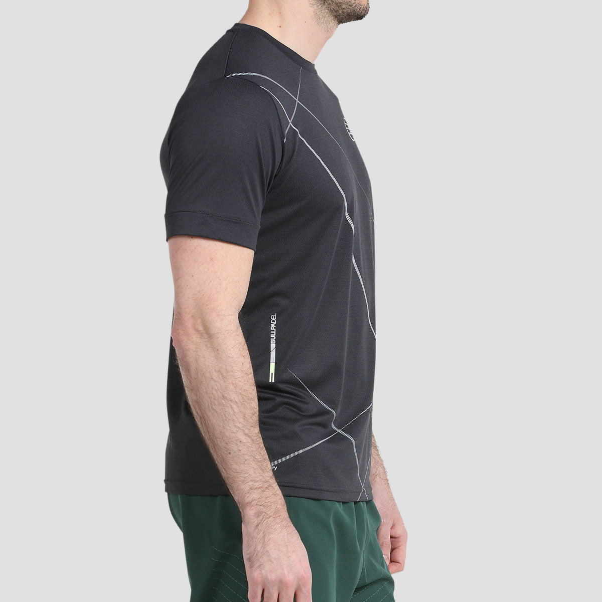 T-shirt Bullpadel Aireo Noir