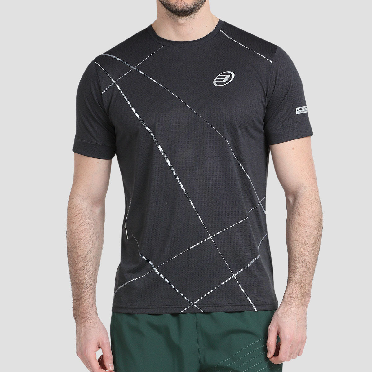 T-shirt Bullpadel Aireo Noir