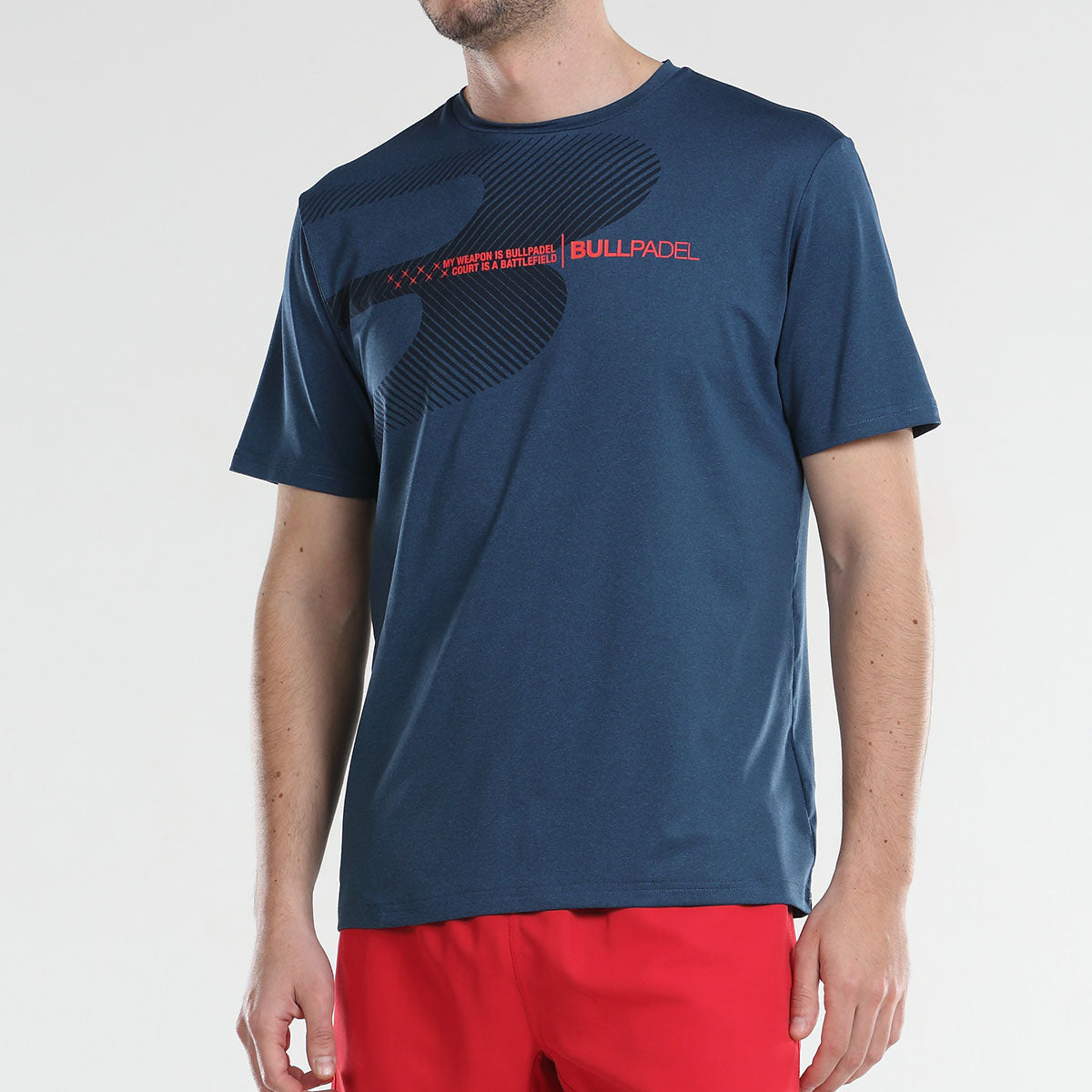 T-shirt Bullpadel Aires Bleu Marine