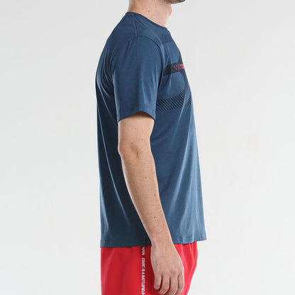 T-shirt Bullpadel Aires Bleu Marine