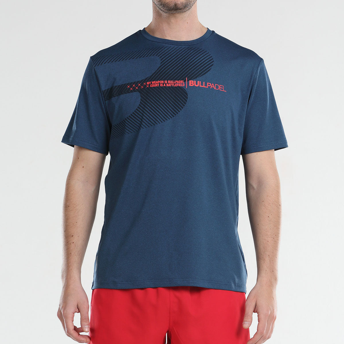 T-shirt Bullpadel Aires Bleu Marine