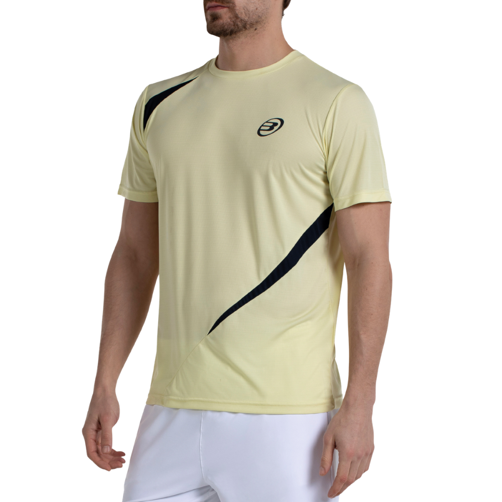 T-shirt Bullpadel Cete Jaune