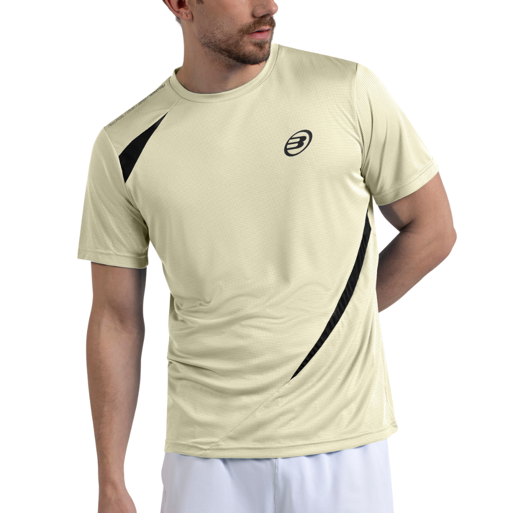 T-shirt Bullpadel Cete Jaune