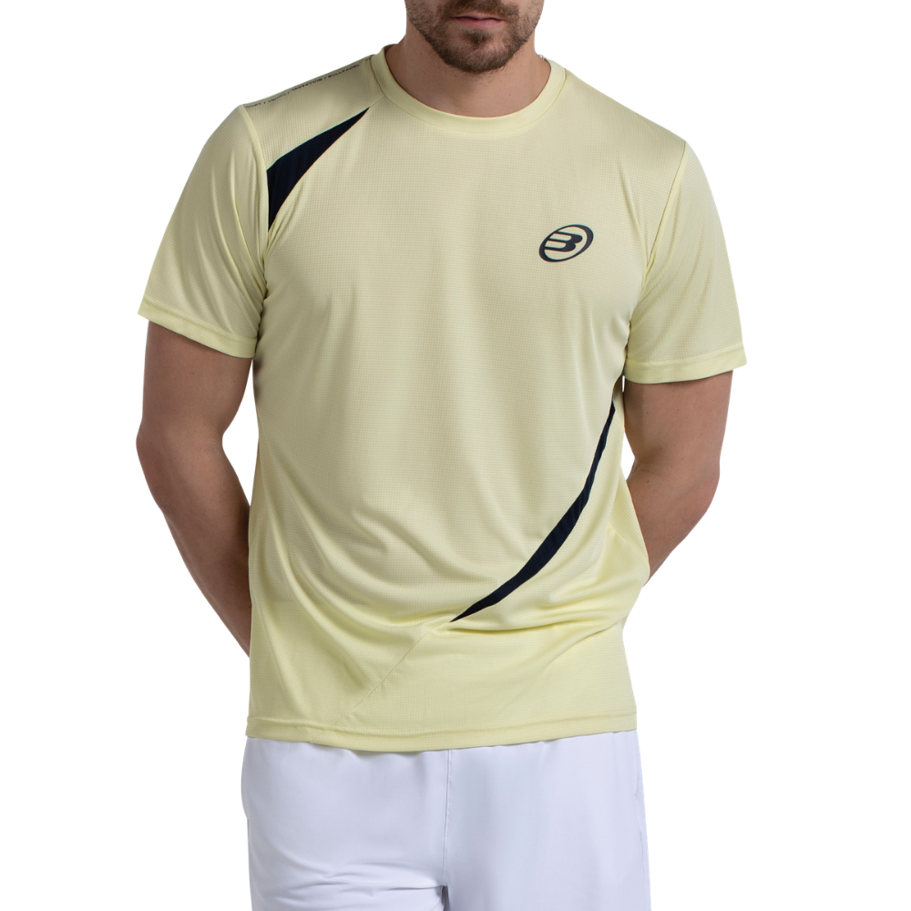 T-shirt Bullpadel Cete Jaune